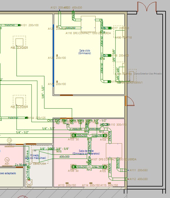 Instalaciones de climatización en local