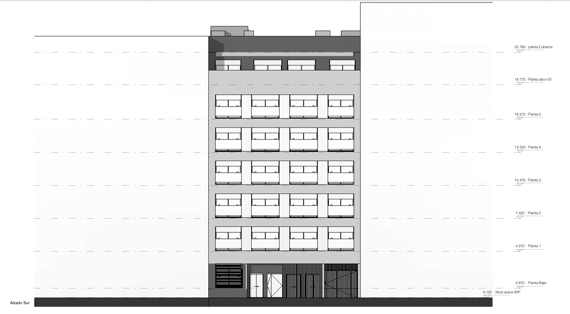 Edificio plurifamiliar de 37 viviendas en Valencia